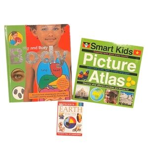 NEW STEM science books ATLAS BODY EARTH Science